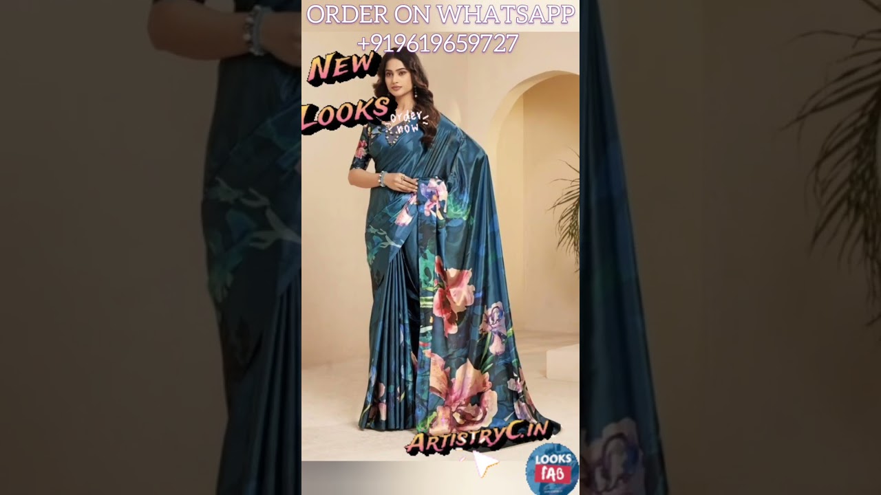 Latest Digital Print Malai Crape Saree Under 1300? Akshara Style Party Wear 2025! Shop Now +919619659727