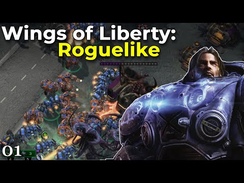 Scvs, Firebats and....Hybrid??? - Wings of Liberty: Roguelike mod - Day 1