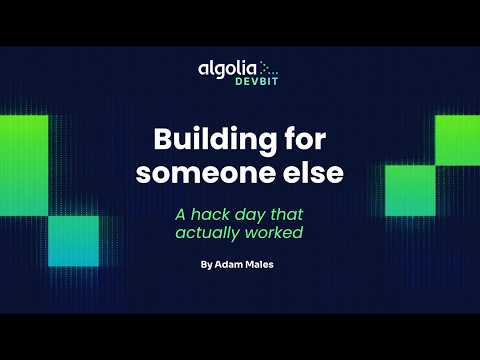 Building for someone else: A Hack Day that actually worked
