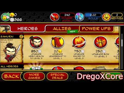 Samurai VS Zombies Defense 2 Game Review (Android Gameplay)