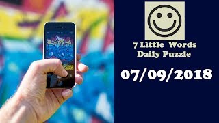7 Little Words Daily Puzzle September 7 2018