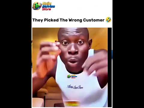 they picked the wrong customers 🤣 #africanfilms #funny #edit #nollywoodmovie #comedy #africanmovies