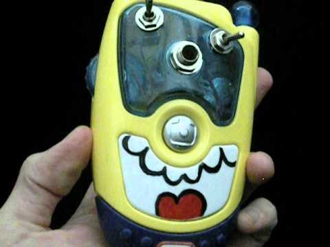 Circuit bent Little Tikes Cell Phone by Sean Monistat