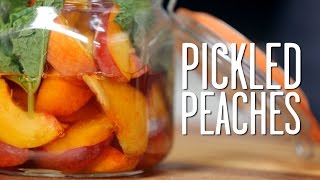 How To Pickle Peaches