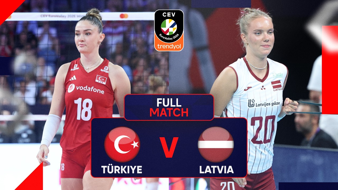 FULL MATCH | Türkiye vs Latvia | CEV Trendyol EuroVolley 2026 Women