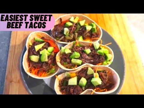 QUICK AND EASY STEW BEEF TACOS CUPS |MELS KITCHEN JAMAICA | STEP BY STEP |HOW TO MAKE STEW BEEF TACO