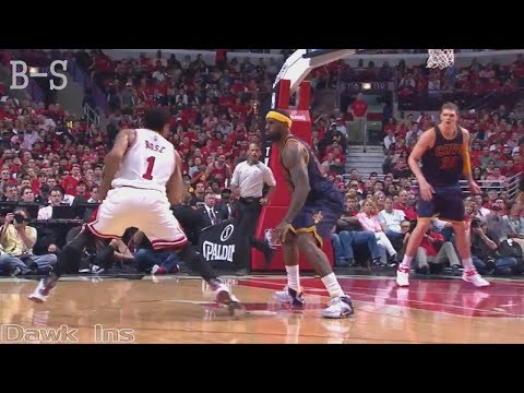The Game Derrick Rose Turns Into Michael Jordan&Shocks LeBron James！