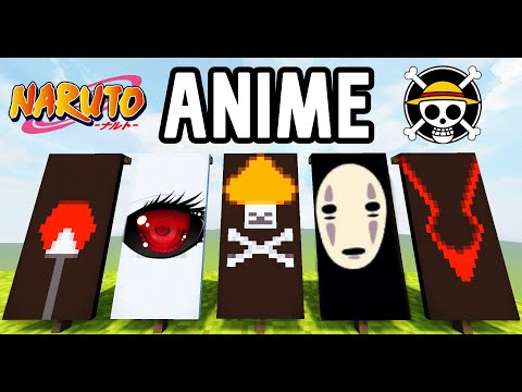 JONII - ✔ 5 Awesome Anime Banners in Minecraft Tutorial!