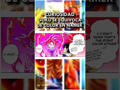 Goku SE CONFUNDE de TRANSFORMACIÓN en NAMEK (Manga OFICIAL de Dragon Ball) | #dragonball #shorts