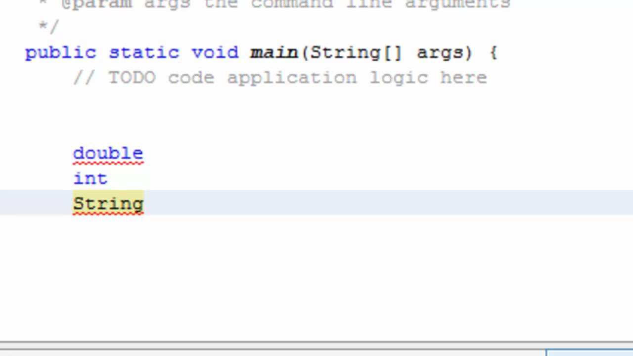 java: declaring and initializing variables - lesson 5