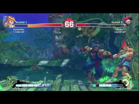SSFIV Online: Tokido (Akuma) vs GamerBee (Adon) TRUE-HD QUALITY
