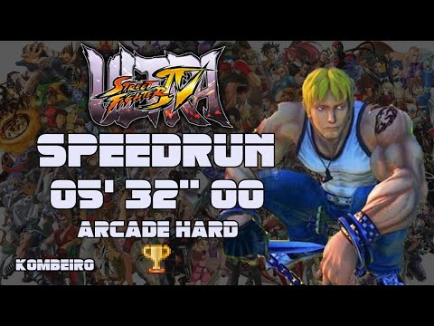 USF4 Speedrun Arcade Hard 05'32"00 World Record