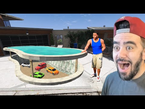 FRANKLIN YENI HAVUZ GARAJ KILITINI AÇTI - GTA 5 MODS