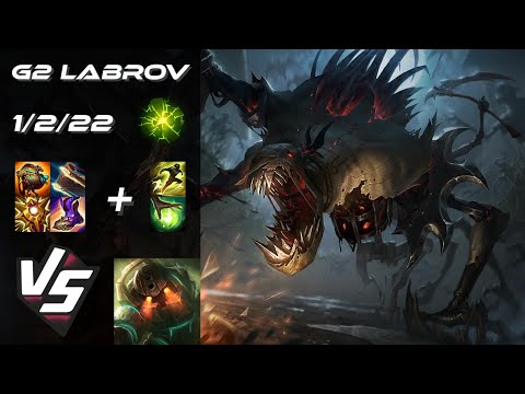 G2 Esports Labrov SUPPORT Fiddlesticks vs Nautilus - EU Challenger Patch 25.S1.7