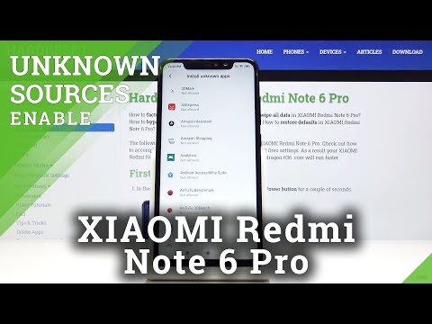 How to Activate Unknown Sources in XIAOMI Redmi Note 6 Pro – Download Apps