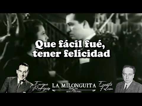 Que tiempo tan feliz (Foxt Trot) Ernesto Falcon con la Orquesta de Enrique Rodriguez