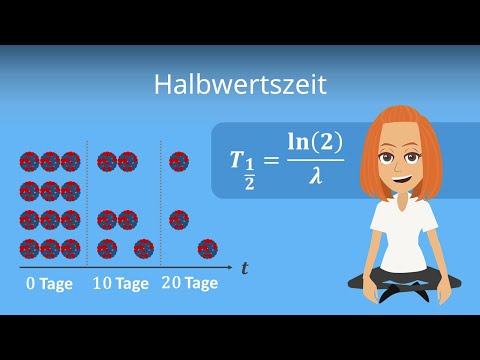 Halbwertszeit: berechnen - einfach erklärt