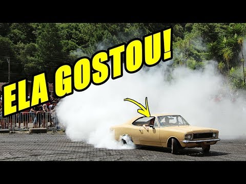 ESPOSA NO BURNOUT DE OPALA 6 CILINDROS!
