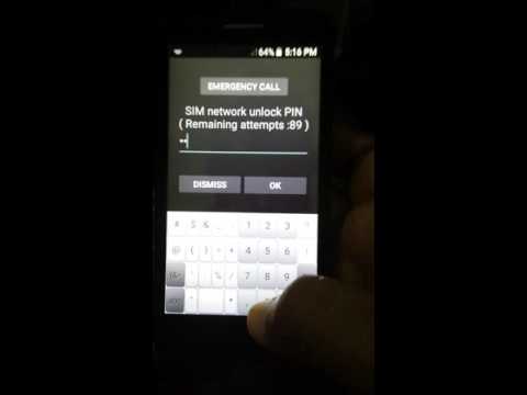 Alcatel code not working