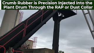 Engineered Crumb Rubber Asphalt Application