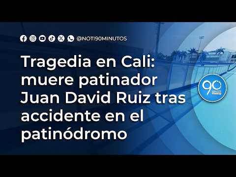 Tragedia en Cali: muere patinador Juan David Ruiz tras accidente en el patinódromo