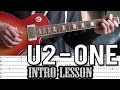 U2 - One - Intro Guitar Lesson (With Tabs)