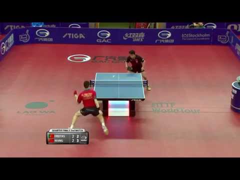 2014 Swedish Open MS-QF Wang Hao - Marcos Freitas (full match|short form in HD)
