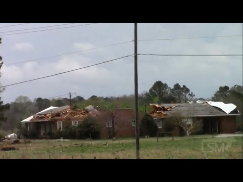 03-17-2021 Moundville, AL Powerflash & Tornado Damage