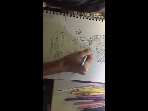 Coloring a Female Character (Caulifla SS2) Part 1