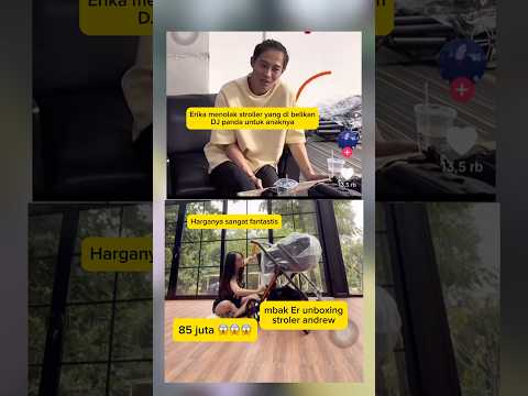 Erika carlina unboxing stroler baby andrew #djpanda #ericarl #fujian  #fypage #strollerbayi #fyp