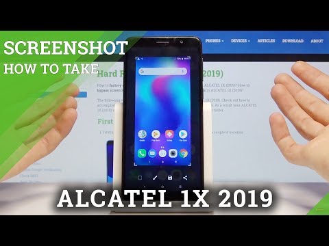 How to Take Screenshot on ALCATEL 1X 2019 – Save Display