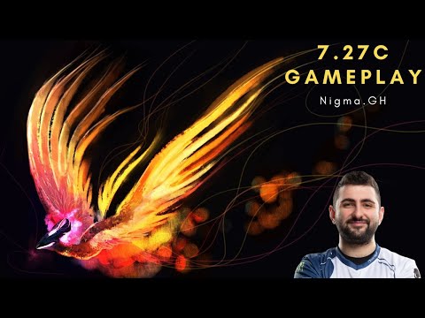Nigma.GH - Phoenix Support Patch 7.27c | Player Perspective - Dota 2 Gameplay