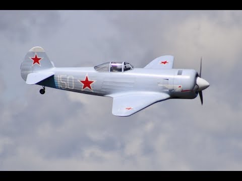 2 X 1:3.2 SCALE YAKOVLEV YAK 3 & YAK 11 RC WW2 FIGHTERS DISPLAY - LMA TIBENHAM MODEL SHOW # 1 - 2017