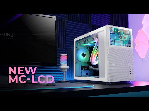 Gaming Micro ATX PC Case with LCD Display Screen MC-LCD | Mars Gaming