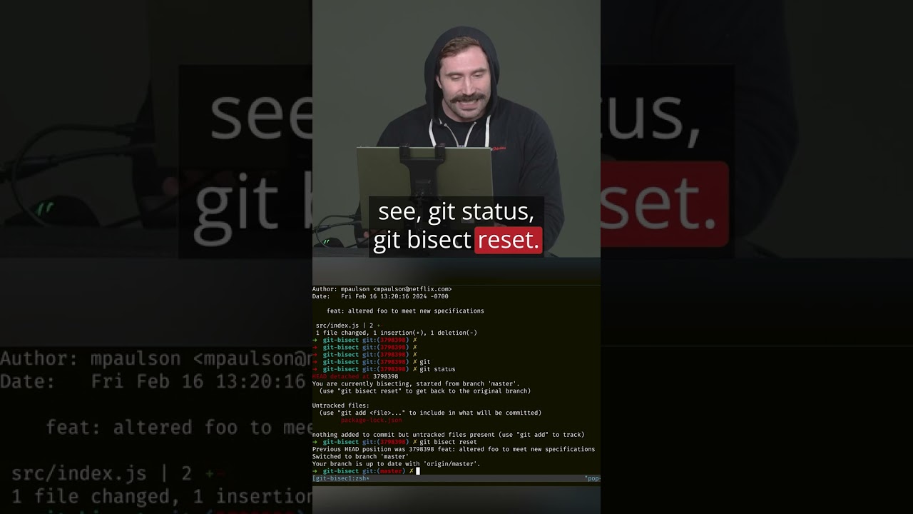 🔍🐛 Simplify Debugging: Automatically find the first bad commit with git bisect