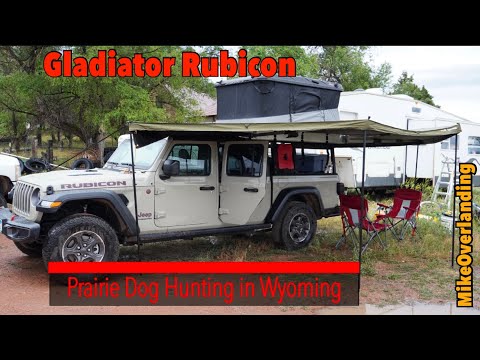 Prairie Dog Hunting with Jeep Gladiator in WY with Rattlesnake encounters