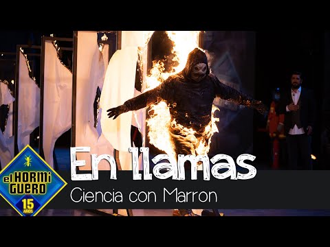 ¿Cuántas puertas de papel puede atravesar una persona en llamas? Ciencia con Marron - El Hormiguero