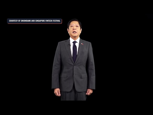 WATCH: Marcos delivers speech in Singapore via hologram while in US