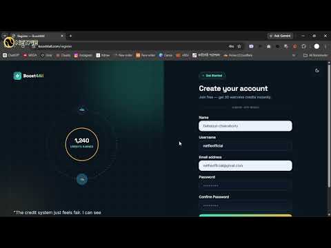 How to Create a Boost4All Account