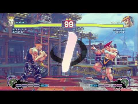 SSF4: ACE E I RI N (Guile) VS dandanhon (Adon)