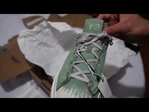 Unboxing Adidas Y-3 Nizza Low Green