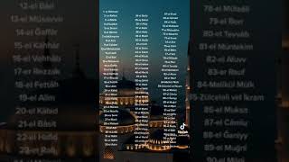 Download lagu Esmaül hüsna Allah'ın 99 ismi maşallah mp3