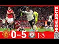 Highlights: Manchester United 0-5 Liverpool | Salah hat-trick stuns Old Trafford