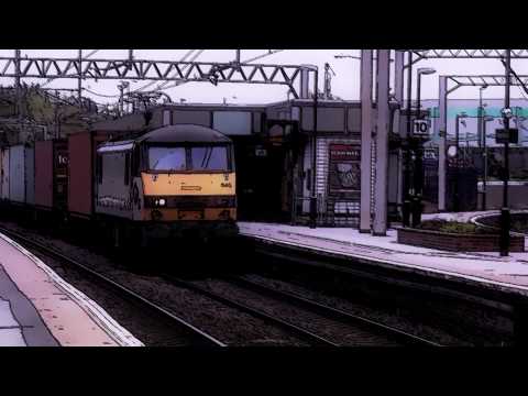 Freightliner 90048 & 90045 At Watford Junction