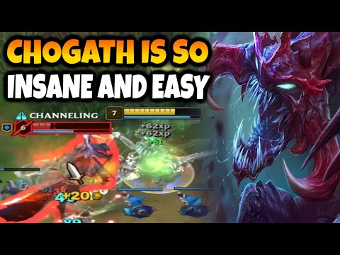 Cho'gath is so BROKEN EASY that it makes High Elo look BRONZE