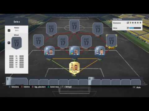 Fifa 17 :  Serie a Buggata : Squad Builder