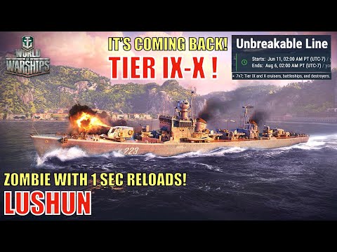 🧟‍♂️ Lüshun – The Gunboat Zombie | Concealment, Hydro, Torps & Unbreakable Line Discussion WoWs