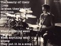 The Script- Without Those Songs (Lyrics) 