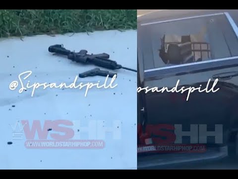 Fivio Foreign Reportedly Got Shot At In ATL.. His Truck Filled Up With Bullet Holes!