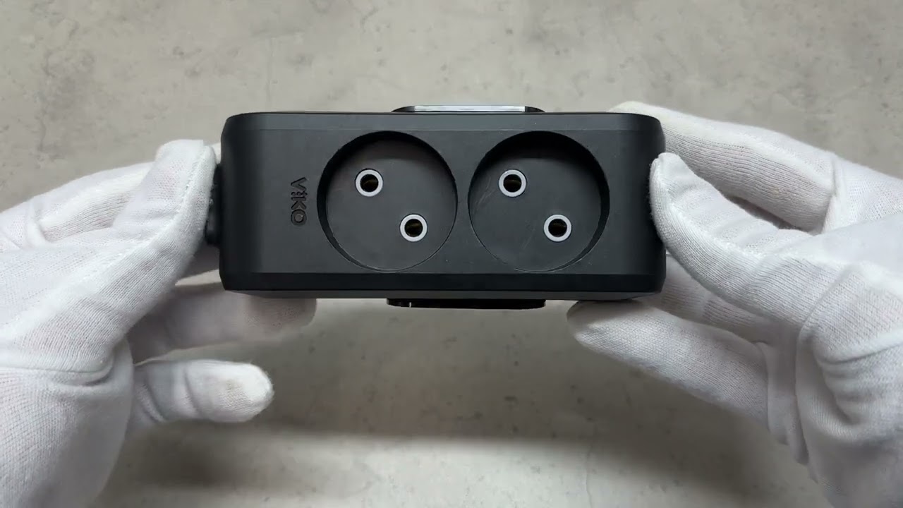 Колодка VIKO 2 входи без заземлення чорна Multi-Let 90132200